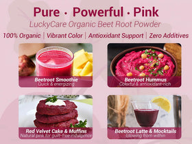Luckycare Organic Beet Root Powder lifestyle scene