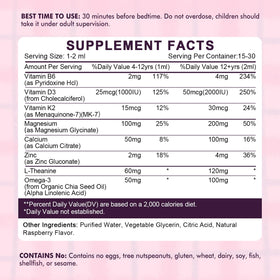 LUCNVEM Kids Magnesium Glycinate Sleep Liquid Drops lifestyle scene with kids