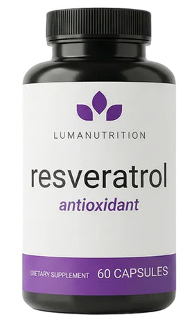Luma Nutrition Pure Resveratrol Supplement 600mg front view