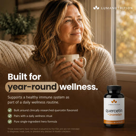 Luma Nutrition Quercetin with Bromelain 500mg nutritional information