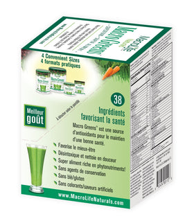 MacroLife Naturals Macro Greens Powder in a bowl with a spoon