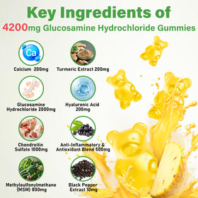 Mafetgmies Glucosamine Chondroitin Gummies nutritional information