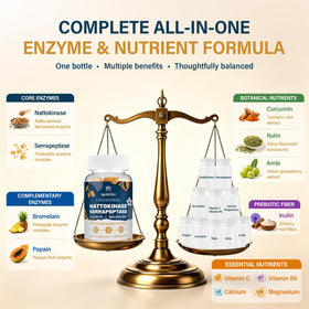 Marafiki Liposomal Nattokinase Supplement packaging with ingredients list