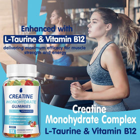 MaxHemp Creatine Gummies bottle with 160 gummies displayed