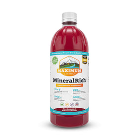 Maximum Living MineralRich 32 fl oz liquid supplement front view