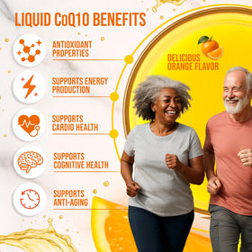 MBS Biotechnology Liquid CoQ10 120mg with vitamins C, D3, B2, K2