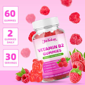 Mchokuu Vitamin B2 Gummies 400mg vegan certification