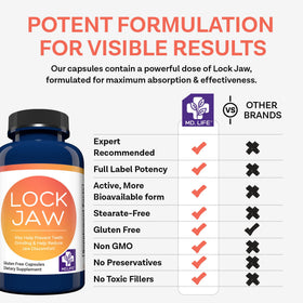 MD.LIFE Lock Jaw Assistance capsules in hand