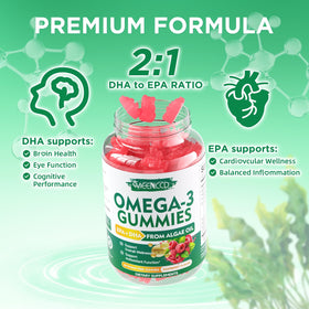 MEENCCD Omega-3 Gummies 1000mg back view packaging