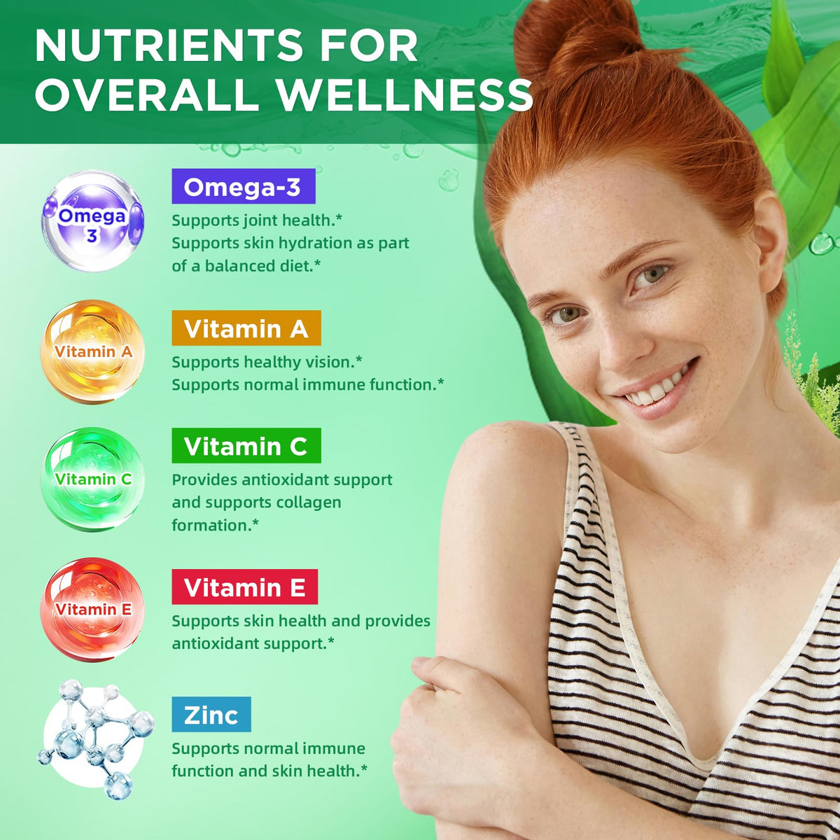 MEENCCD Omega-3 Gummies 1000mg ingredients list