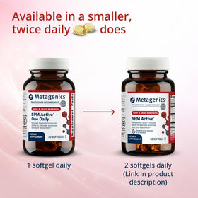 Metagenics SPM Active One Daily Supplement with natural background