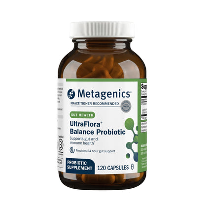 Metagenics UltraFlora Balance Probiotic Supplement front view