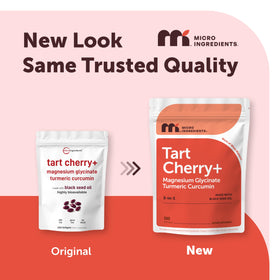 Micro Ingredients Tart Cherry+ 300 Softgels side view