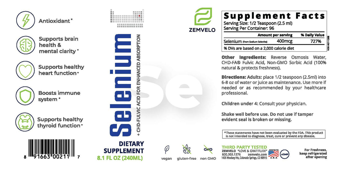 Mineralife Liquid Ionic Selenium Supplement bottle with cap open