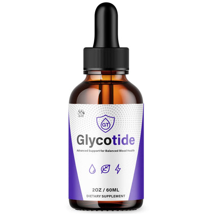 MJO Glycotide Drops bottle front view with 30 servings