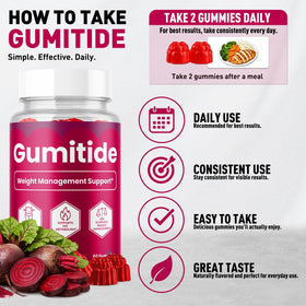 MJO Gumitide Gummies in a bowl