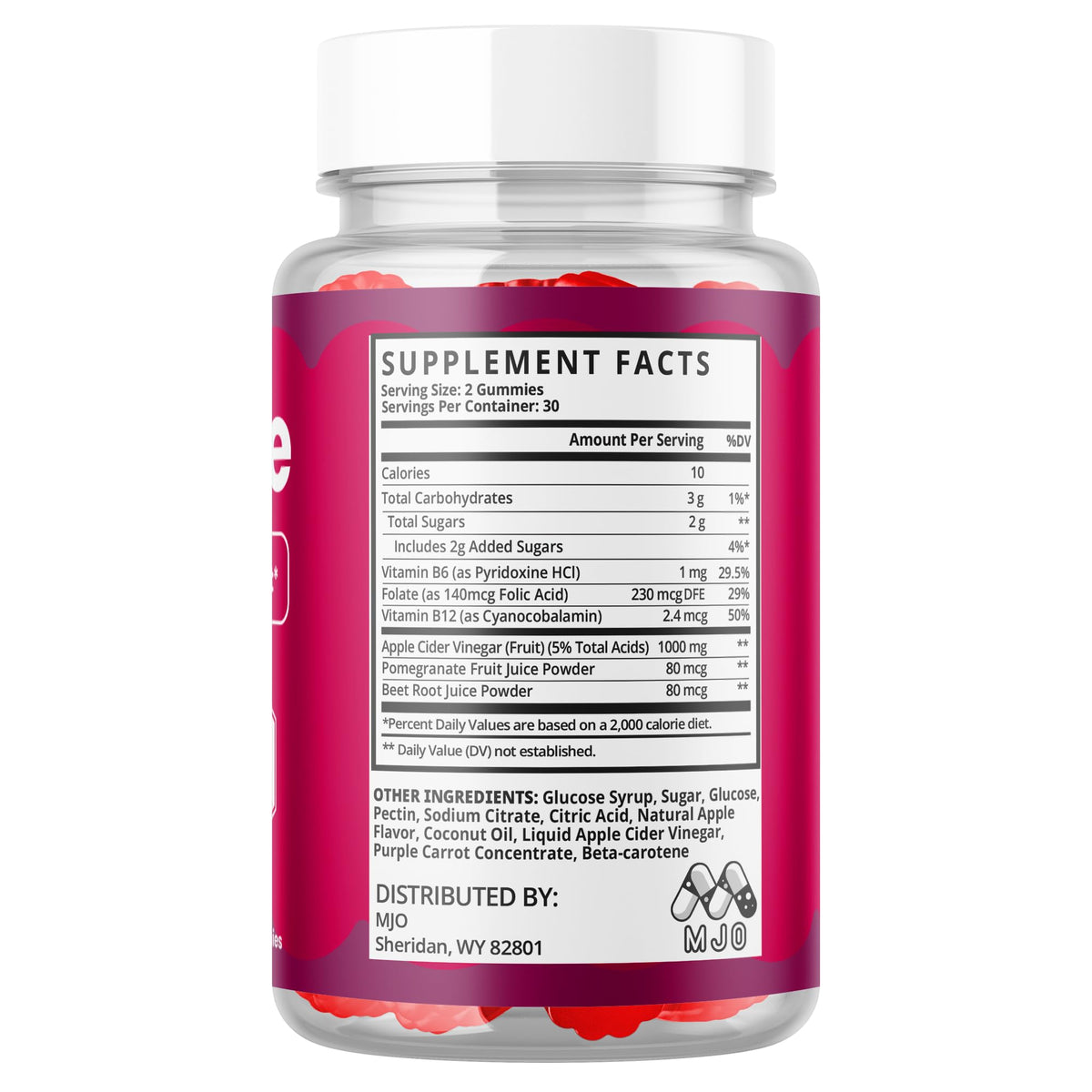 MJO Gumitide Gummies packaging details