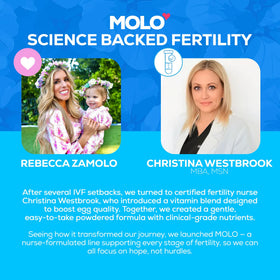 MOLO Conception Fertility Supplement packaging side view