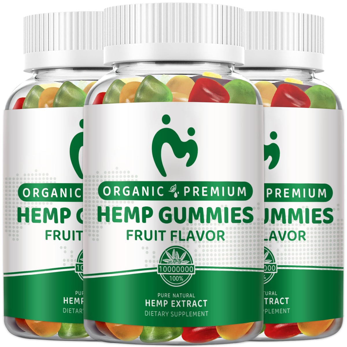 MOSRAY Hemp Gummies Extra Strength 3 Pack front view