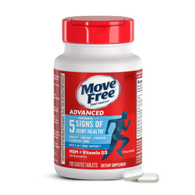 Move Free Advanced Glucosamine Chondroitin MSM + Vitamin D3 120 ct front view