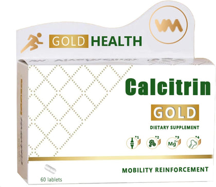 MXZ Calcitrin Gold Dietary Supplement 60 Tablets front view