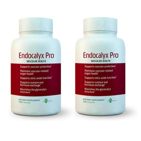 MYBODYRX Endocalyx Pro supplement bottle front view with 120 veggie capsules