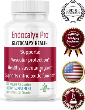 MYBODYRX Endocalyx Pro supplement bottle side view showing label details