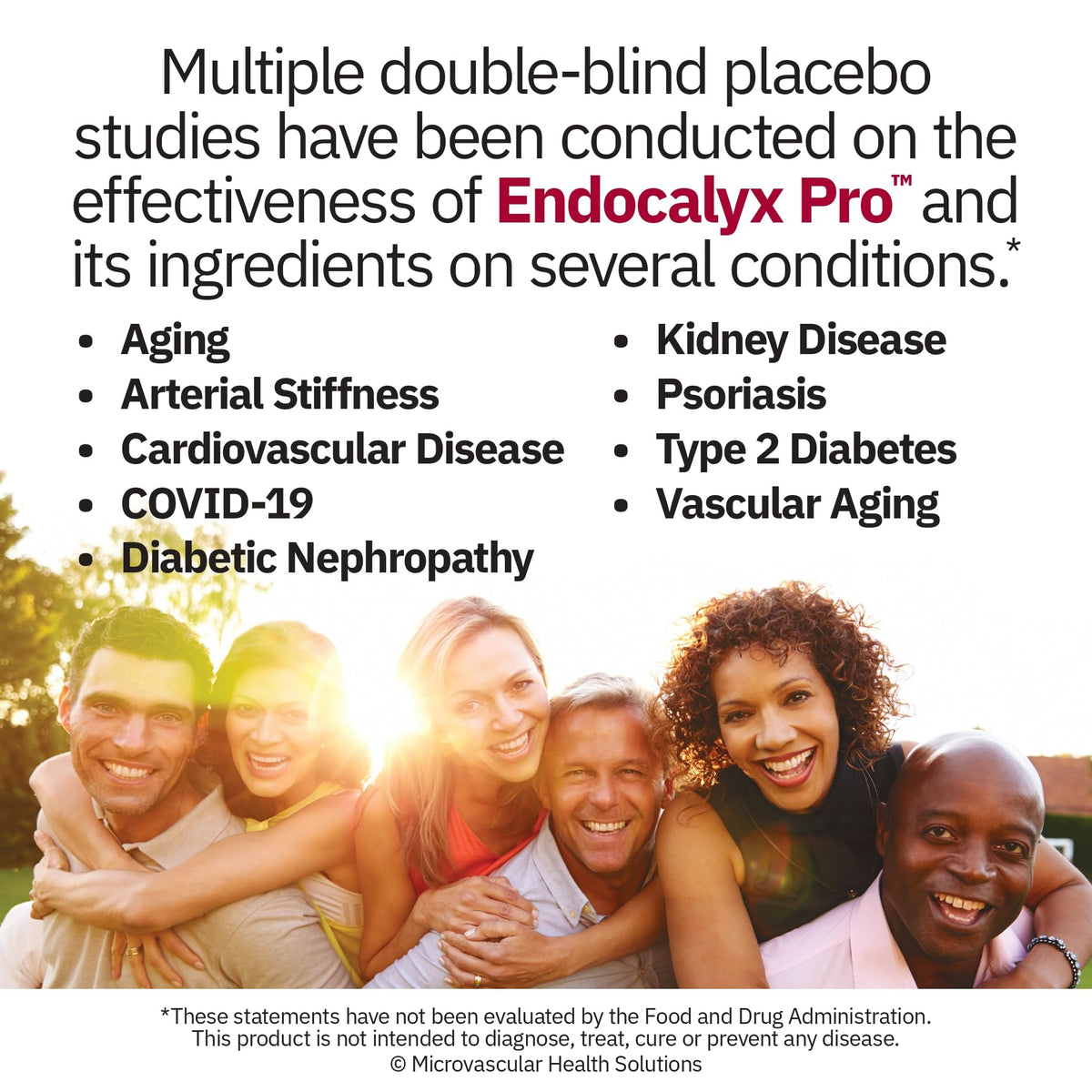 MYBODYRX Endocalyx Pro supplement capsules in a hand for size reference