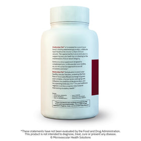MYBODYRX Endocalyx Pro supplement on a table with a glass of water