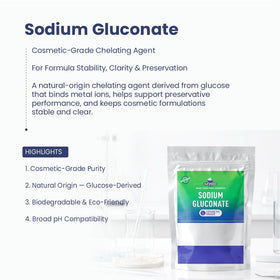 MYOC Sodium Gluconate 227g back view with usage instructions