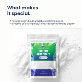 MYOC Sodium Gluconate 227g in a DIY formulation setup