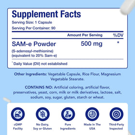 NasaBeahava SAM-E Supplement 500mg packaging