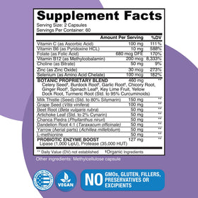 Naticura Liver Cleanse supplement capsules close-up
