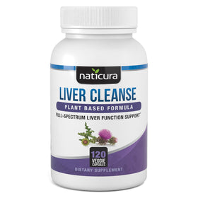 Naticura Liver Cleanse vegan supplement bottle front view