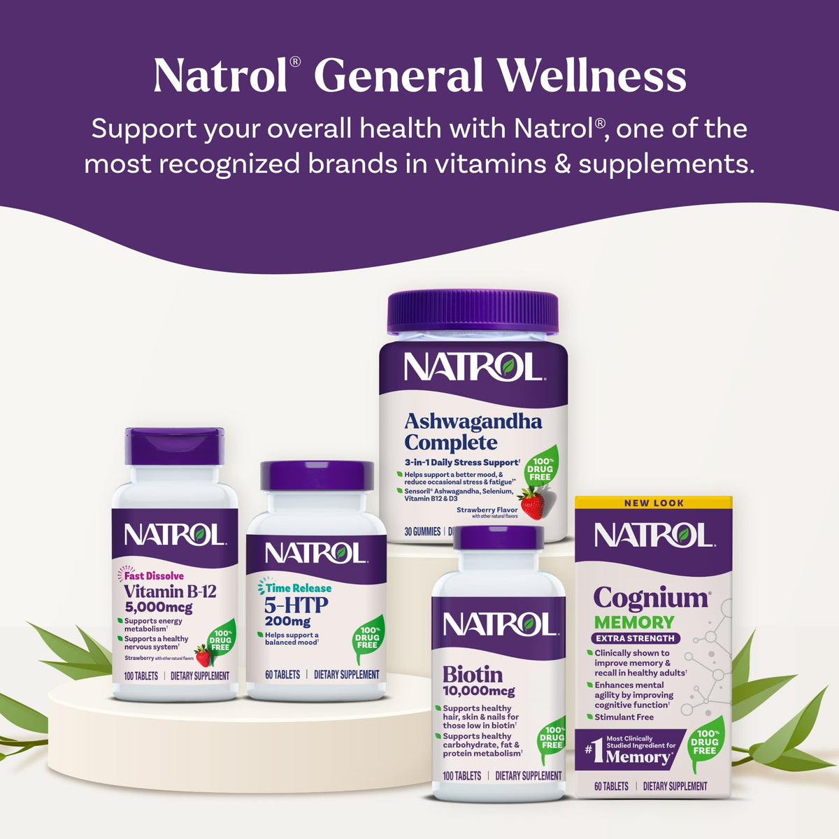 Natrol Cognium Memory Extra Strength 60 Tablets lifestyle scene