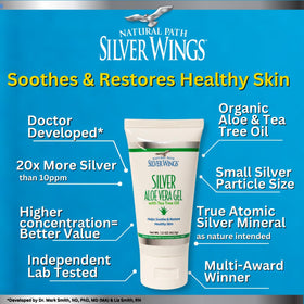 Natural Path Silver Wings Colloidal Silver Gel 200ppm ingredients list