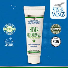 Natural Path Silver Wings Colloidal Silver Gel 200ppm side view