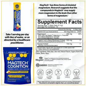 NATURAL STACKS MagTech Magnesium Cognition Powder back view