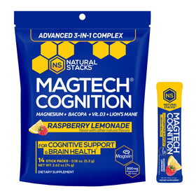 NATURAL STACKS MagTech Magnesium Cognition Powder front view