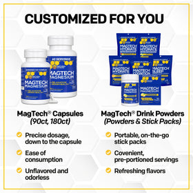 NATURAL STACKS MagTech Magnesium Cognition Powder packaging