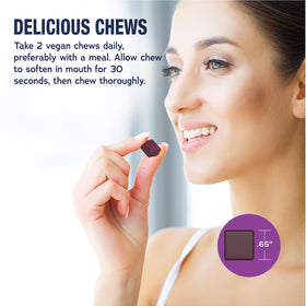Natural Vitality MaxCalm Magnesium Chews sour grape flavour