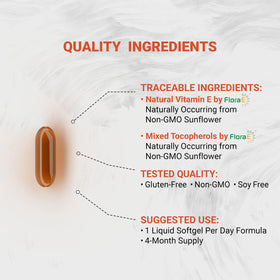 Naturalis Sunflower Vitamin E 670mg packaging side view
