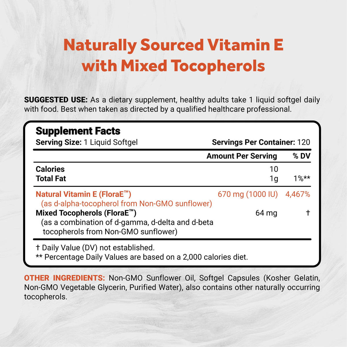 Naturalis Sunflower Vitamin E 670mg softgel close-up