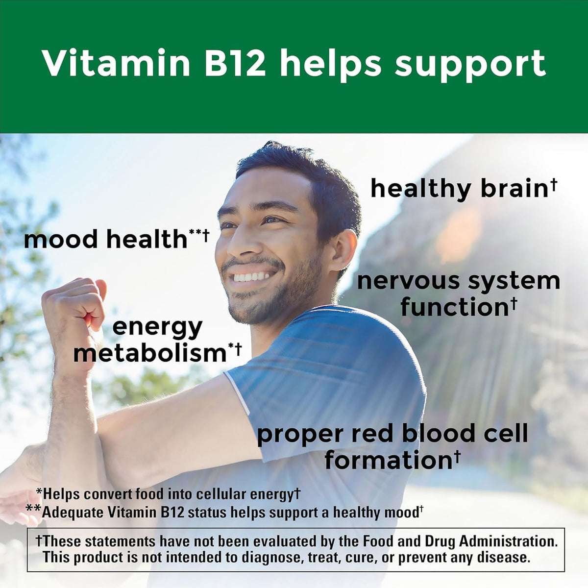 Nature Made Vitamin B-12 1000 MCG Micro-Lozenges dosage instructions
