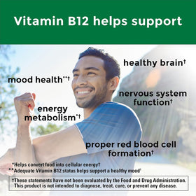 Nature Made Vitamin B-12 1000 MCG Micro-Lozenges dosage instructions