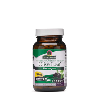 Nature's Answer Oleopein Olive Leaf Capsules 60-count front view