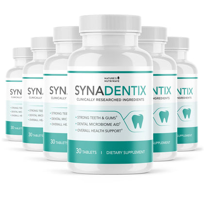 Nature’s NutriWave Synadentix Hydroxyapatite Enzyme Tablets front view