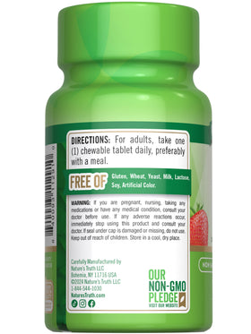 Nature's Truth Chewable Vitamin D3 2000 IU ingredient list
