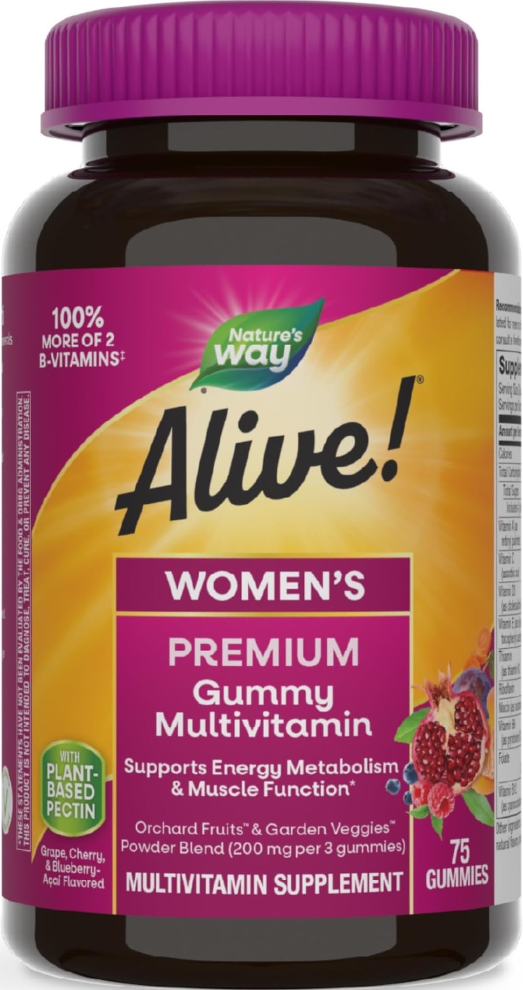 Nature's Way Alive! Premium Women's Gummy Multivitamin front view