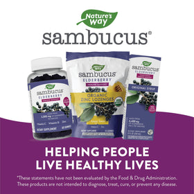 Nature's Way Sambucus Zinc Lozenges lifestyle scene